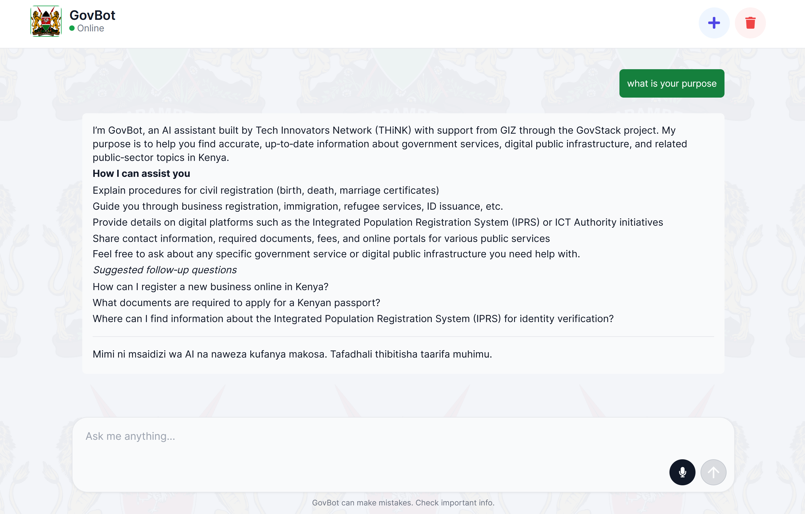 How GovBot Works